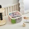 Настольный выдвижной ящик для хранения Мини-мусорное ведро с крышкой Пыленепроницаемый Ведро-органайзер для косметики и мелочей Чехол-держатель