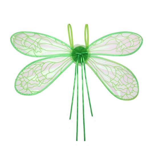 Крылья феи, легкий градиент, крылья ангела, эльфа, костюм, реквизит, женское платье с крыльями стрекозы, аксессуары для косплея, танцевальных вечеринок