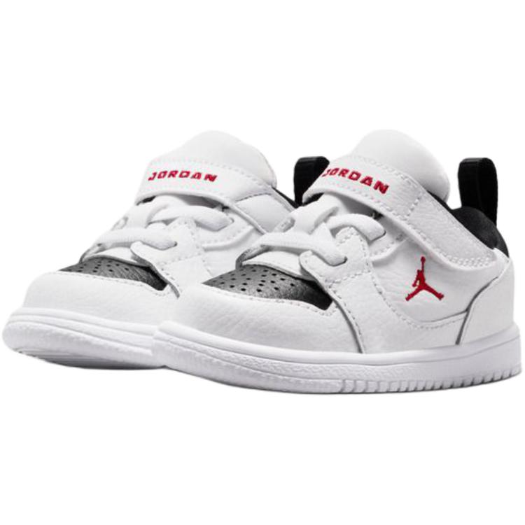 Jordan Court Connect Low TD White Red Black IQ6047-102