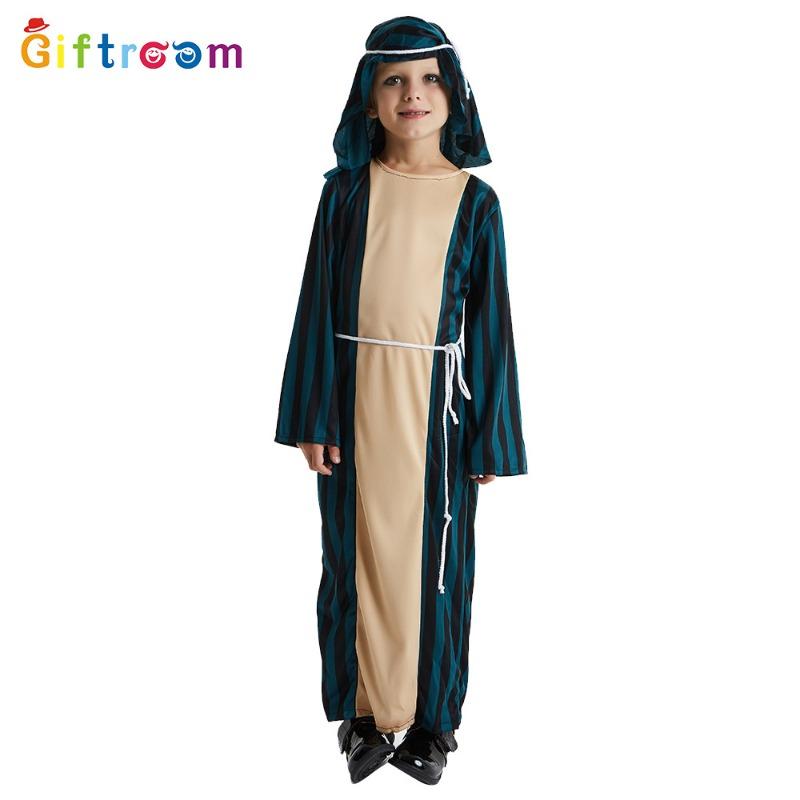 Хэллоуин Драматические сценические костюмы Мальчики Самурай Вечеринка Бал Костюмы