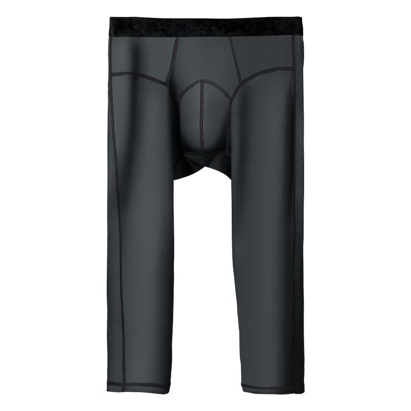 Мужские леггинсы больших размеров из шерстяной смеси: Теплые брюки облегающего кроя для осени и зимы