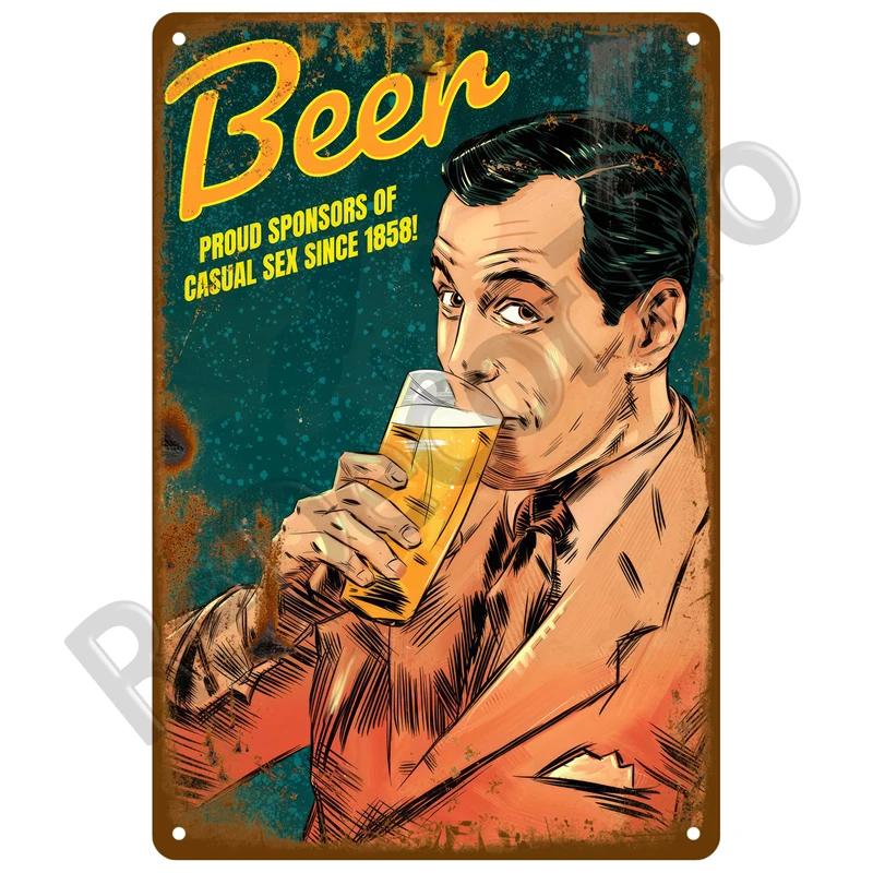 Винтажный домашний декор, металлическая табличка с надписью «Виски», паб, ретро-алкомаркетинг, жестяная табличка с надписью «Пиво», настенное искусство для бара, паба, клуба, пещеры, декоративная тарелка