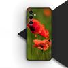 Чехол Красный P-Poppys Цветок Цветение Элегантный Чехол для Телефона для Xiaomi Poco C75 C65 C71 C85 X7 X6 M7 F7 F8 Ultra F6 Pro Корпус