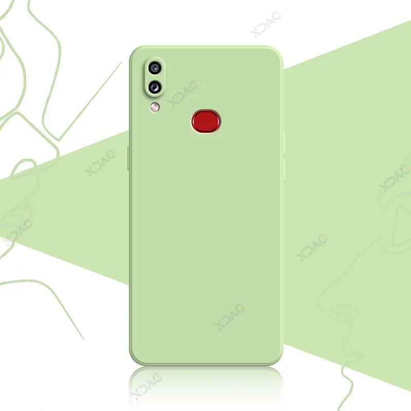 Квадратный жидкий силиконовый чехол для Samsung Galaxy A10S M10S SamsungA10S SamsungM10S Полная мягкая защита телефона Защитные сумки