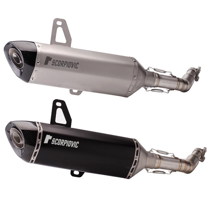 Выхлопная система Vespa GTS 300 Scorpion, средняя и хвостовая часть для моделей '08-'21