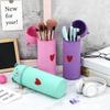 Силиконовый Пенал Медведь Пенал- органайзер для Ручек Милые Канцелярские Принадлежности Формы Портативные Линейки Кисти для Макияжа Ученики Школа