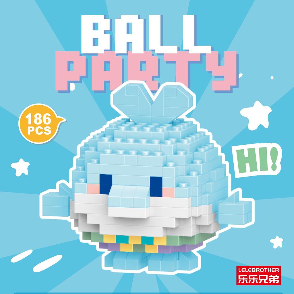 Серия кукол-животных из микрочастиц, строительные блоки, детские сборные игрушки