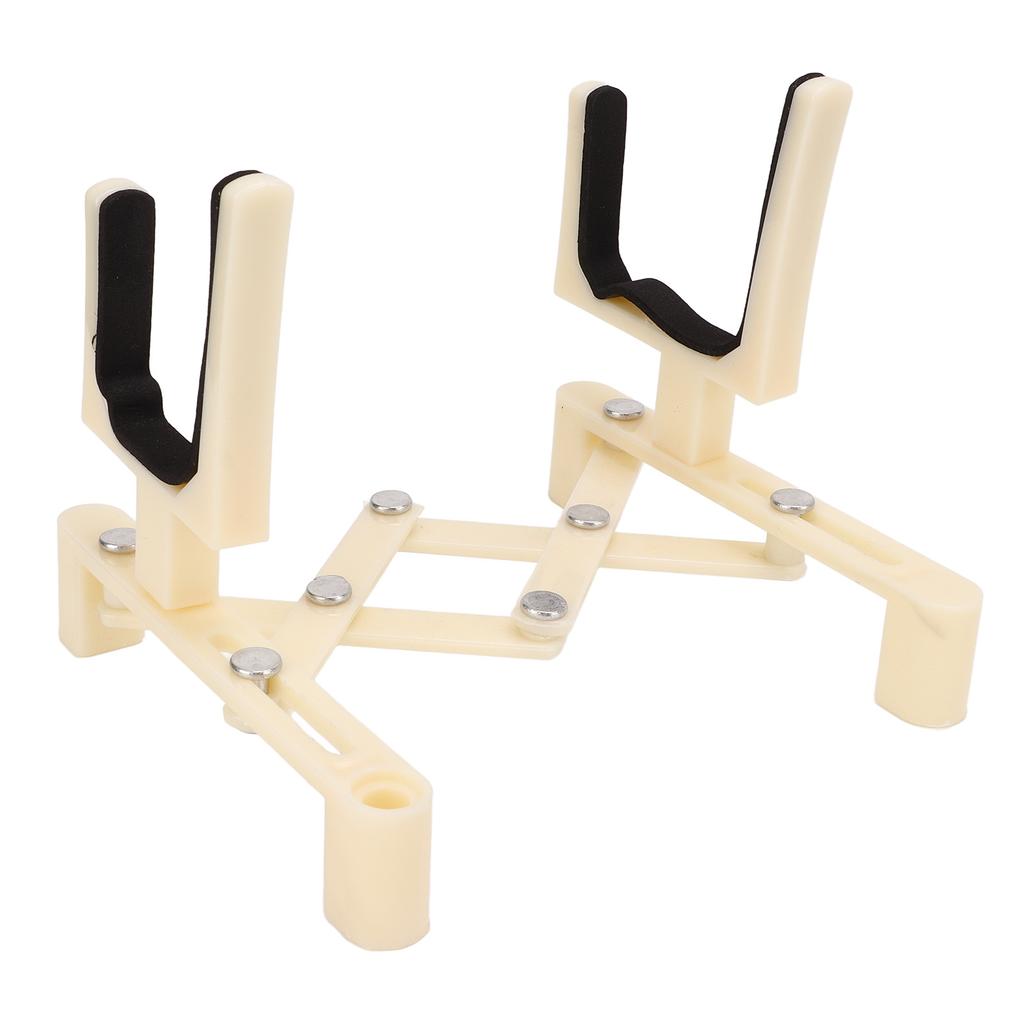 Складной кронштейн для скрипки Легкий Защита грифа Износостойкая Подставка для скрипки Держатель для дисплея Бежевый