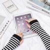 Classic Cotton Arm Cover Fingerless Long Glove Wristband Elbow Mitten Knitted Gloves