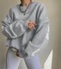 Casual Fashion Letter Print Thick Pullover Sweatshirt For Women Winter 2022