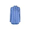 Polo SS23 Plaid Color Block Long Sleeve Shirt Women Shirts Blue 211892369-002