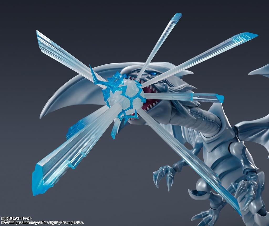 TAMASHII NATIONS MonsterArts Duel Monsters Белый примерно ПВХ АБС раскрашенная подвижная фигурка S.H. Yu-Gi-Oh! Дракон Белые Глаза, 220 мм, &