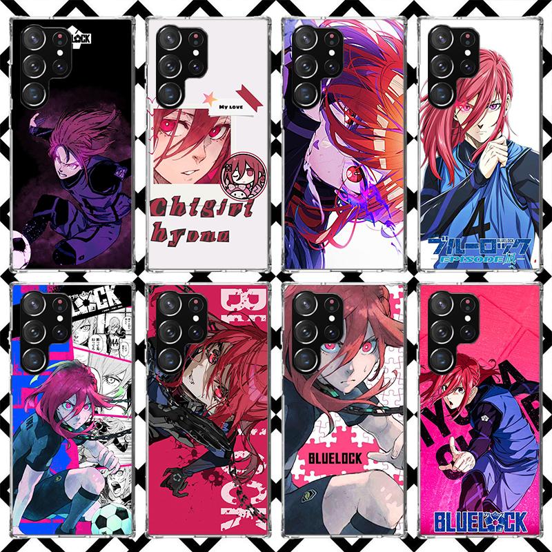 Blue Lock Chigiri Hyoma Phone Case for Samsung Galaxy S26 S25 Edge S24 S23 Ultra S22 Plus S21 FE S20 + Soft Cover Print Fundas G