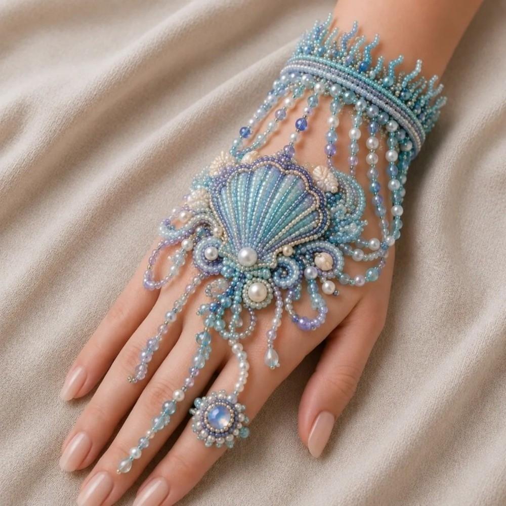 Dolphin/Butterfly Animal Beaded Woven Bracelet Kit DIY Bracelet Making Kit Hand Jewelry Craft