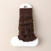 1Pair Figure Boot Cuffs Keep Warm Heap Sock Knitted Leg Covers Winter Wave Lace Crochet Versatile Calf