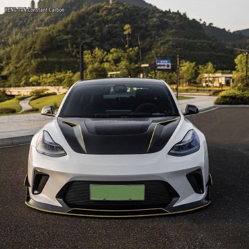 Капот из углеродного волокна и аксессуары для Tesla Model 3