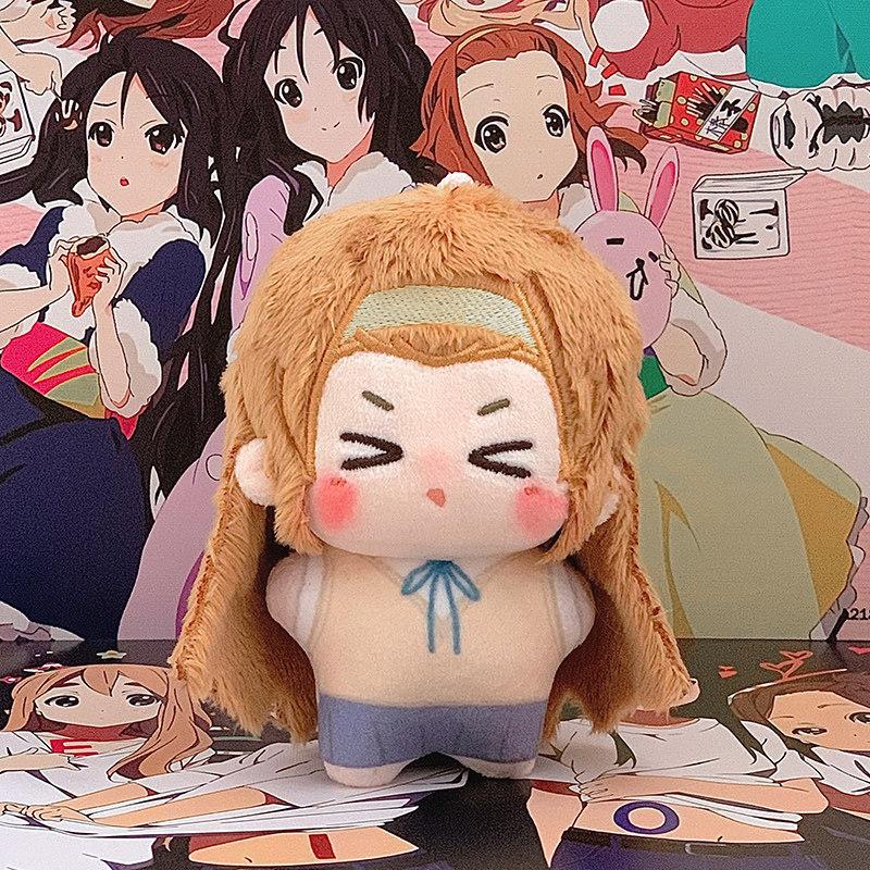 10см K-on! Хлопковые плюшевые игрушки Хирасава Юи Японское аниме Тайнака Рицу Хлопковая кукла Милые игрушки Подарок на День святого Валентина, День рождения для девочек