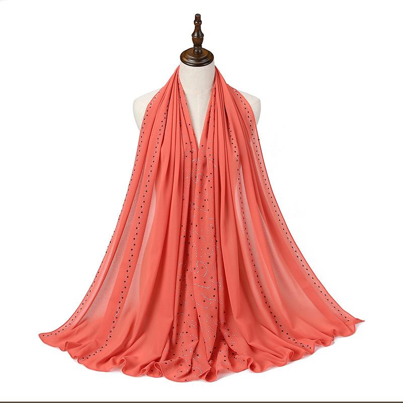 Новый Летний Роскошный Элегантный Женский Шелковый Шарф Пляжный Накидка Шаль Шифоновая Блестящая Бандана Защита от Солнца Хиджаб Женский Шарф Парео Платок