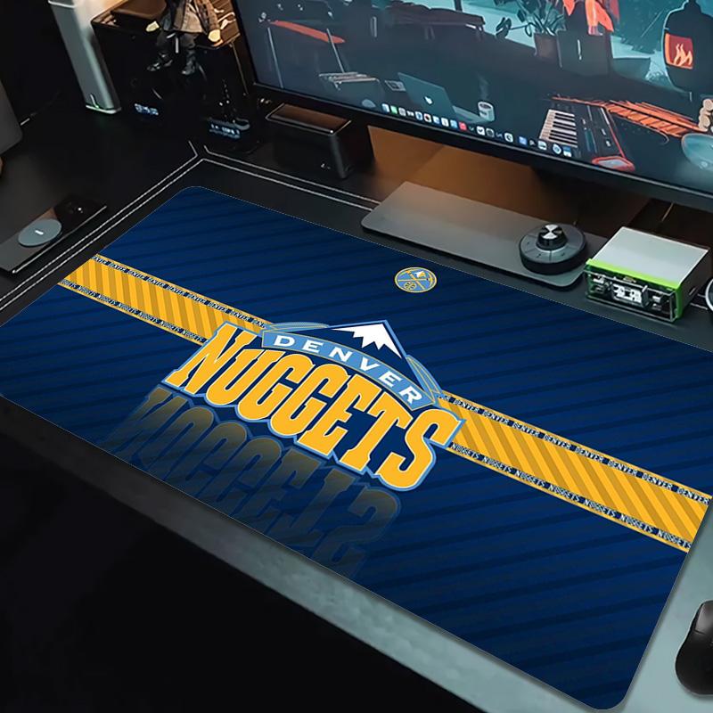 Denver Nuggets Color Mouse Pad Large Gaming Table Cushion Non-slip Laptop Tablet Big Mousepad XXL Mat Mini PC Playmat With Lock edge