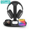 Fast Wireless Charger 4 In1 Qi Charging Dock Station For iPhone 12 11 Pro XS MAX XR X 8 Apple Watch SE Mag Safe AirPods Pro Max
