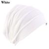 Тюрбан-шляпа Femme Wrap Head Головные повязки Slouch Beanies Однотонный капот Chemo Cap Женская хлопковая шляпа