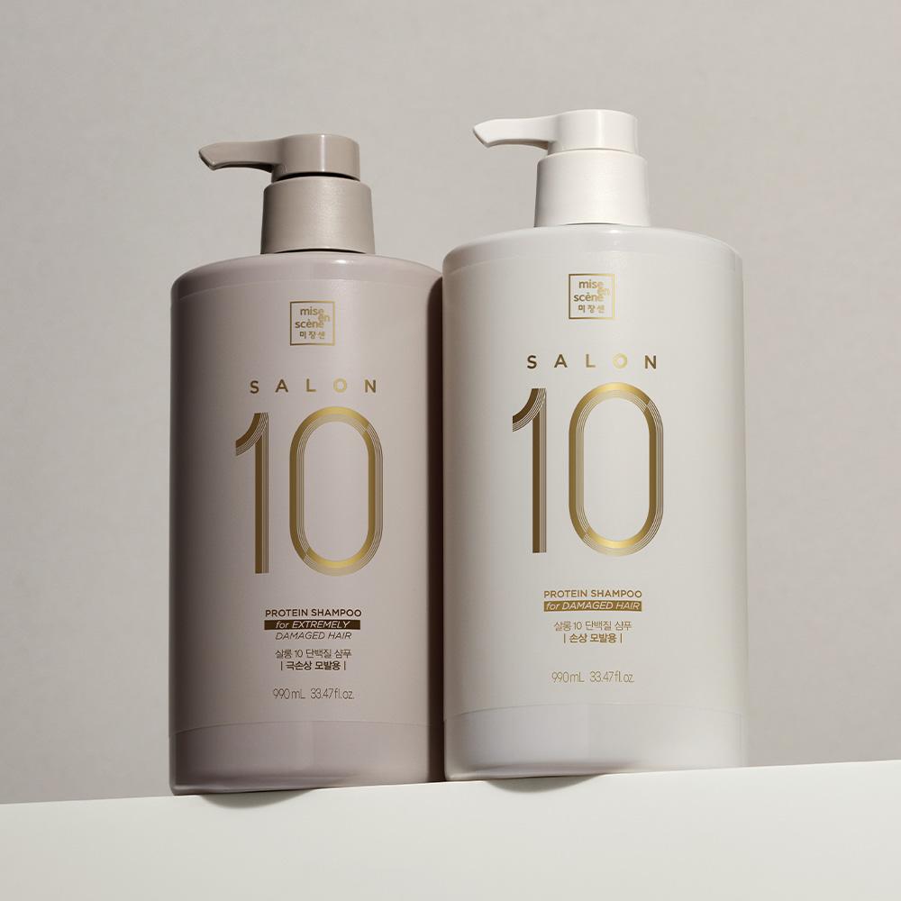 Mise-en-scène Шампунь Salon 10 Protein для поврежденных волос 500мл/990мл