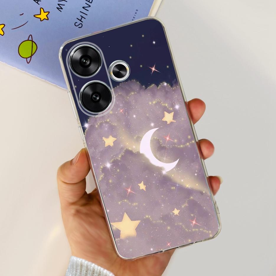 For Xiaomi Poco F6 Case Redmi Turbo3 New Fashion Painted Cover Soft Slim Phone Cases For Xiaomi Redmi Turbo 3 Poco F6 F 6 Bumper
