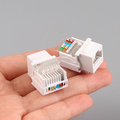 5 шт. Разъем Rj45 Информационная розетка Компьютерная розетка Кабельный адаптер Гнездо Безинструментальный Cat5E Utp Адаптер сетевого кабеля