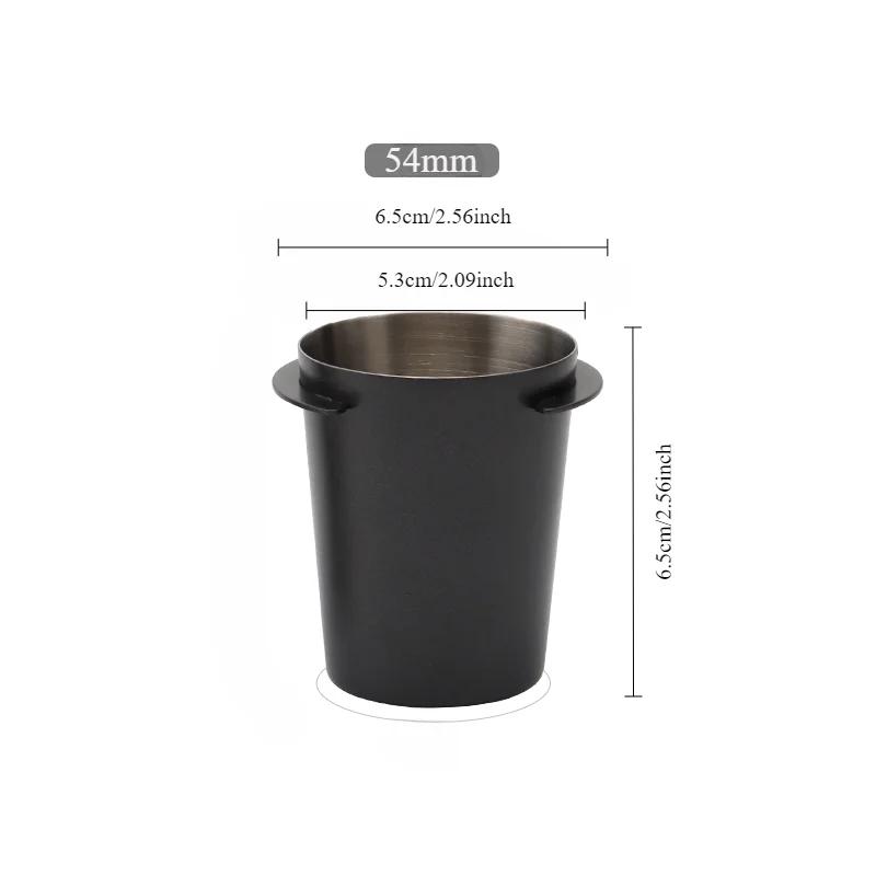 Чашка для дозирования кофе в итальянском стиле, мерные чашки из нержавеющей стали для кофейных зерен, сменные инструменты для бариста в кафе, аксессуары для кофемашины