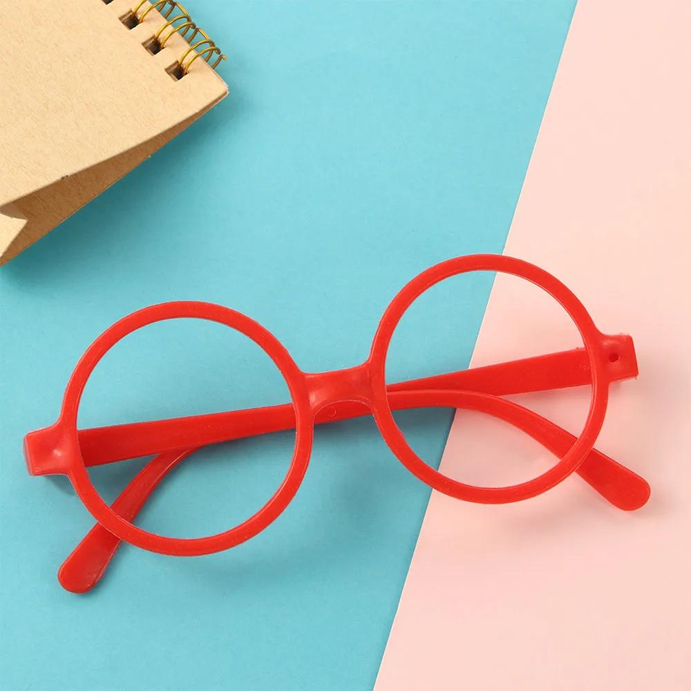 Cute Ultra Light Children Candy Color Eyewear Glasses Frame Round Glasses Frame Without Glasses Lens Light Spectacle Frames PP