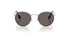 Солнцезащитные очки 0RB3447 ROUND METAL МАТОВЫЕ HAVANA 9277B153 НА МАТОВОМ СЕРЕБРЕ ТЕМНО-СЕРЫЕ Поляризационные [Ray-Ban]