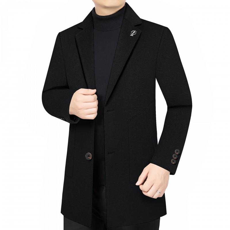 Mens Slim Fit Wool Blend Blazer Jacket With Removable Down Liner Casual Business Outerwear