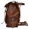 New Men'S Genuine Leather Vintage Laptop Backpack Rucksack Messenger Satchel Bag