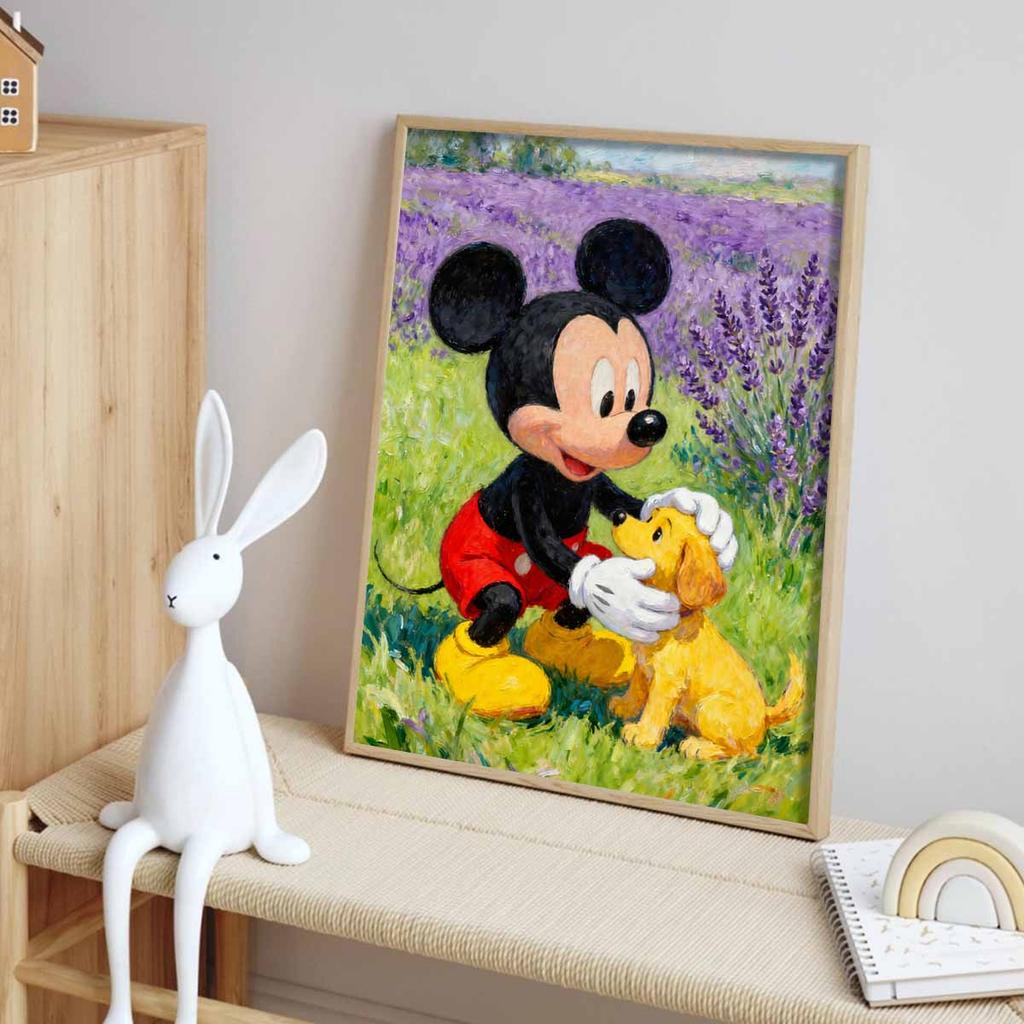 Diamond painting set Disney full diamond 5D Mickey puppy art home decoration creative handicrafts