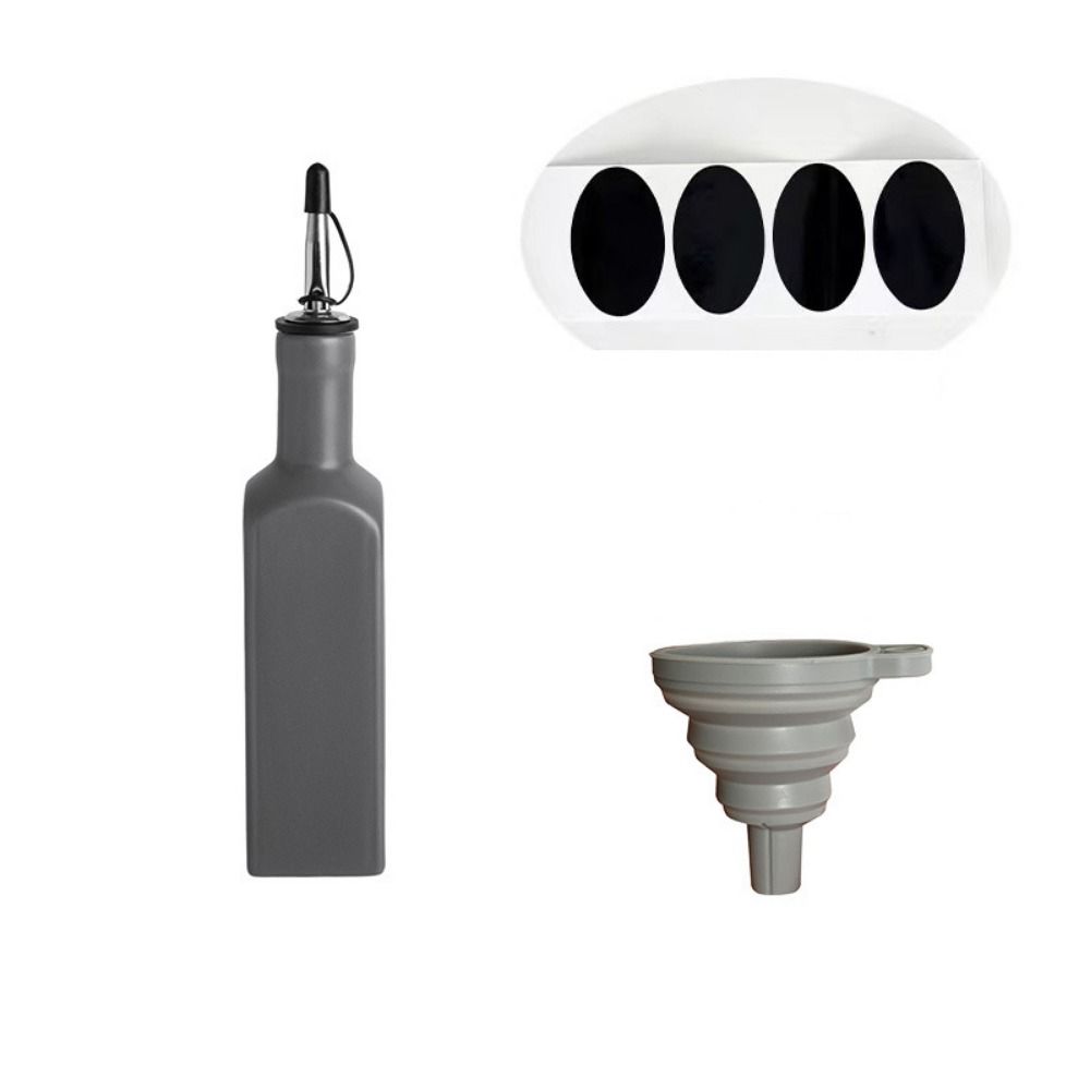 Reduce Oxidation Ceramic Olive Oil Dispenser Bottle Large Capacity Kitchen Sauce Pot Coffee Syrups