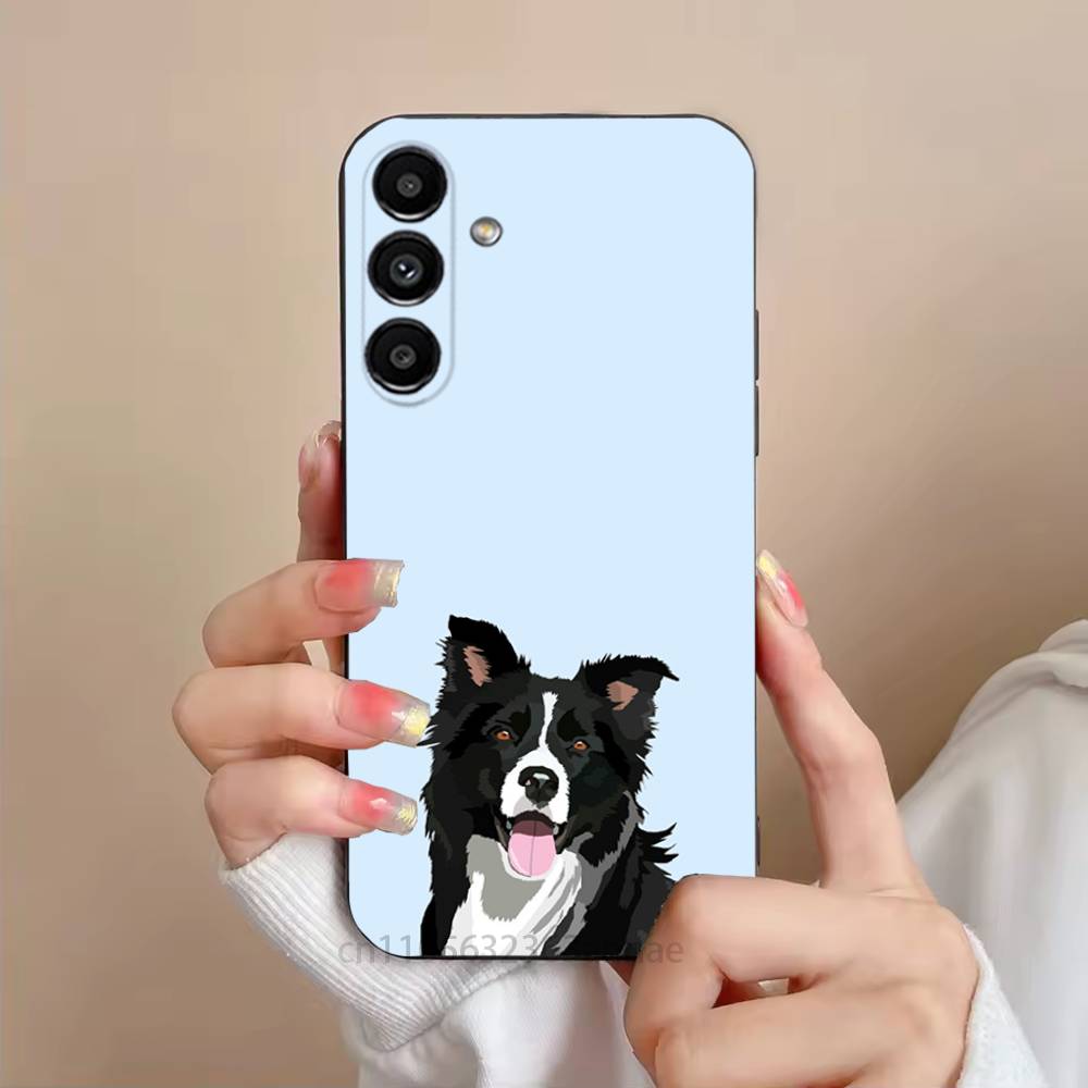 Tzu Dog Phone Case For Samsung S25,24,21,22,23,S30,Ultra,S20,Plus,Fe,Lite,Note,S10,S9,Black Soft Shell