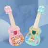 4 Strings Simulation Ukulele Toy Adjustable String Knob Small Guitar Toy  Children Toys