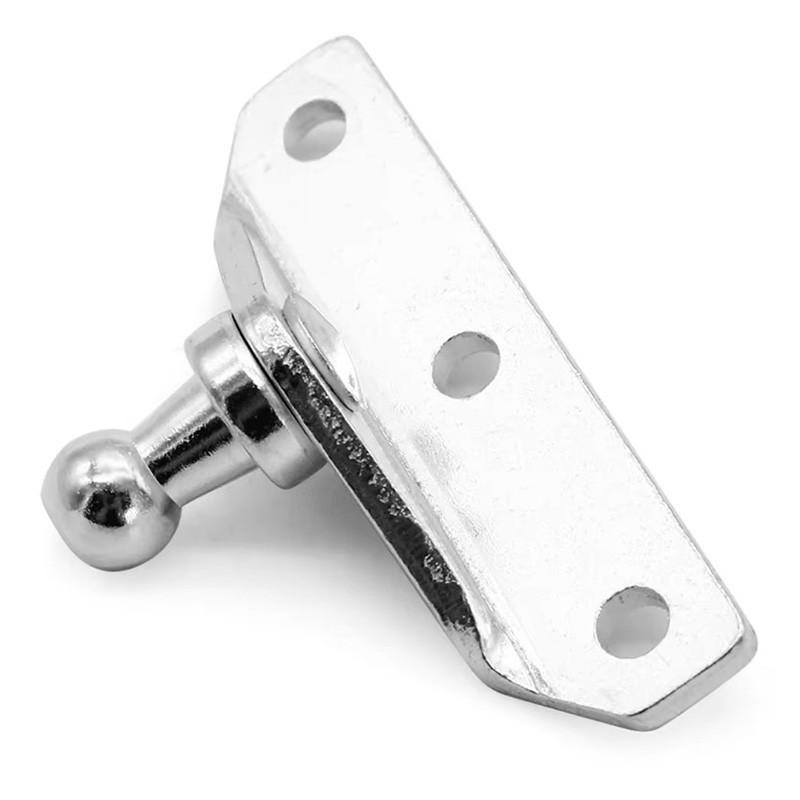 2pcs Silver 10MM Ball Stud Brackets Fits Gas Prop/Strut Spring with 10mm Ball Sockets