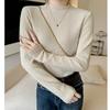 Crew Neck Women's Bottoming Shirt Women's Spring and Autumn New Inner Slim Long-sleeved T-shirt Wear Versatile Top