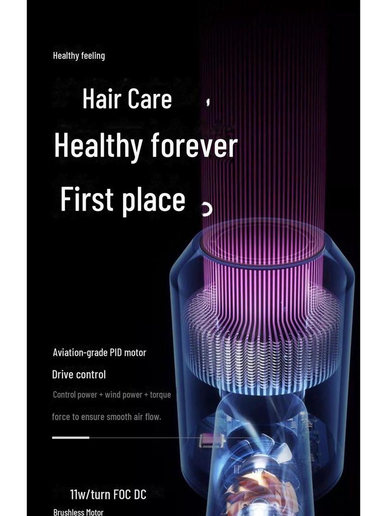 Высокоскоростной фен без листьев с технологией отрицательных ионов для домашнего салонного ухода