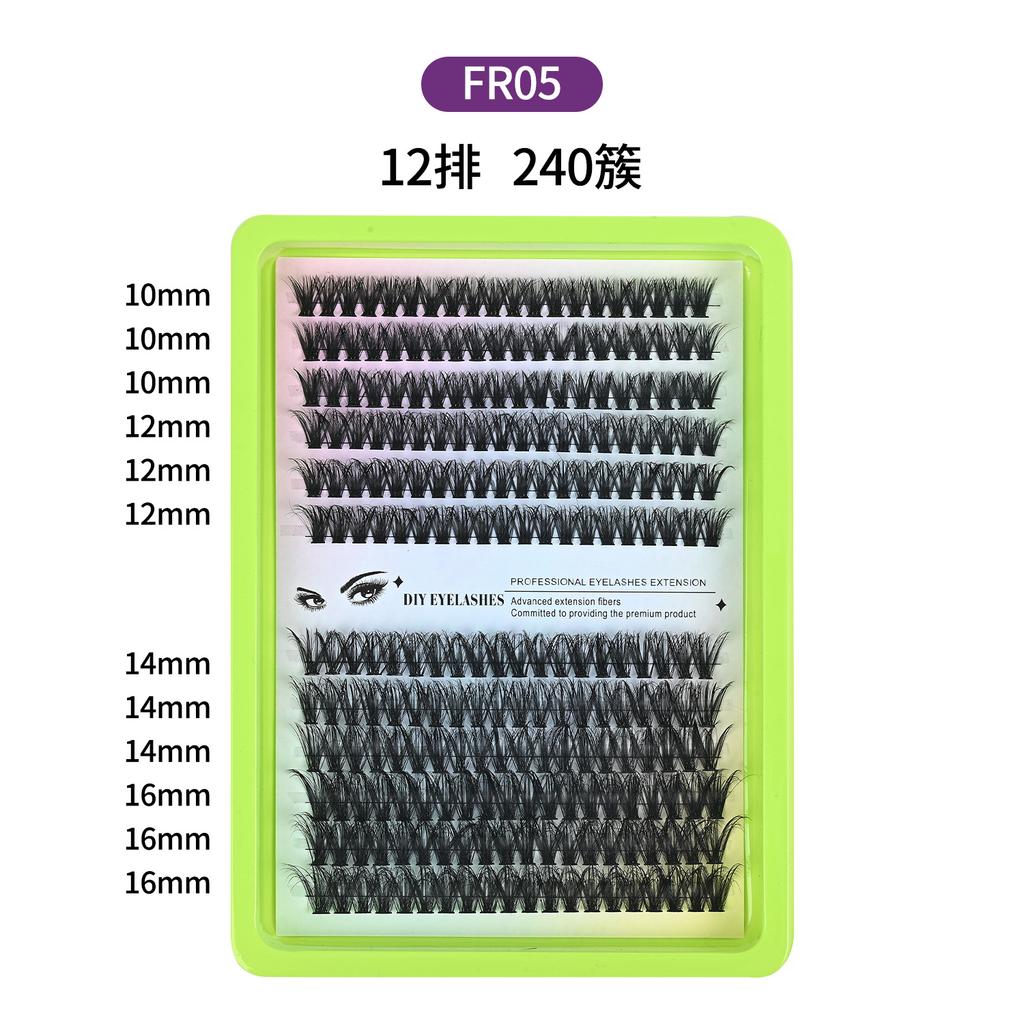 Large Capacity Eyelashes, Single Tuft False Eyelashes, Natural Thick Multi-hair Eyelashes, Self-grafted Eyelashes 2026