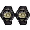 CASIO Standard Tough Solar Pair Watch Мужские и женские водонепроницаемые интервальные часы с хронометром Спортивные часы W-S220-9AJFW-S220-9AJF