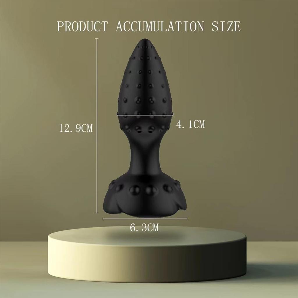 Anal Plug Sex Toys Male Anal Vibrator 10 Modes Vibrating Anal Butt Plug Dildo Bump Textured Prostat Massager Vibrators Adult Sex Toy for Men and Women