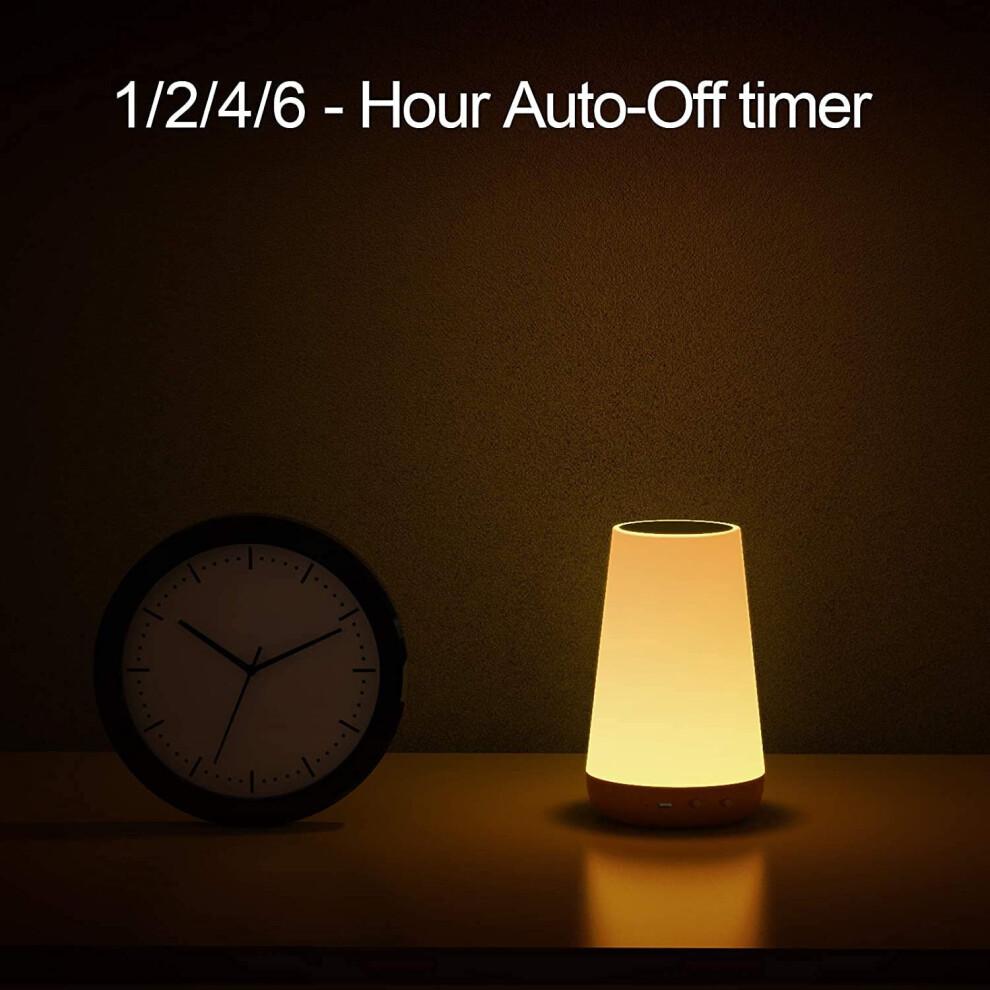 Touch Sensor Night Light USB Rechargeable LED Bedside Desk Table Lamp