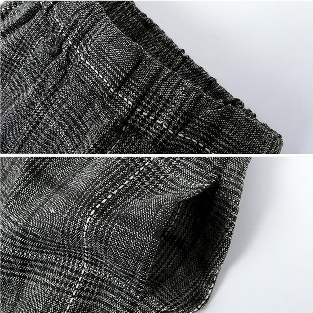 LOLANTA Children's Formal Suit, Boys' Formal Check Pattern 2-Piece Set, Gray, Size 150, for Entrance Ceremonies, Graduations, Recitals, Weddings, and