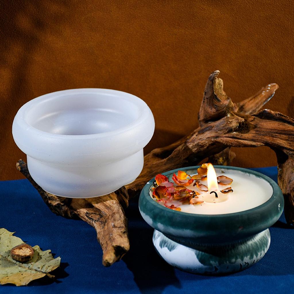 Силиконовые формы для свечей, силиконовые формы для банок, круглая форма, силиконовая текстура, форма для банок, формы для хранения, коробки для хранения для поделок