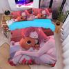 Animation Chainsaw Man Bedding Set for Adult Kids,Makima Duvet Cover Set with Pillowcases 75*50cm