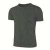 Men Running Gym Sport Shirt Quick Dry Moisture Wicking Lightweight Short Sleeve Round Neck Training Exercise Top For Fitness Workout Outdoor Activity