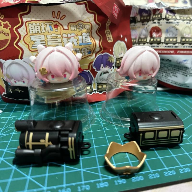 Официальные оригинальные фигурки Honkai Star Rail от Mihoyo, штабелируемые, 2-я серия, модный слепой бокс, рождественский подарок, украшение для рабочего стола, модные игрушки