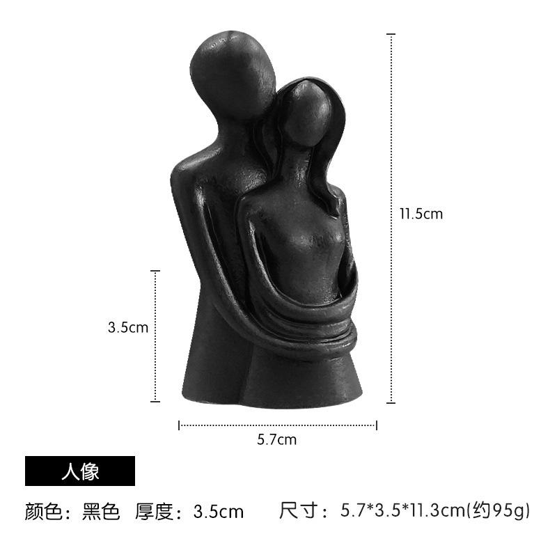 Hugging Couple Scented Romantic Fragrance Home Decor Table Ornament Creative Soy Wax Aromatherapy